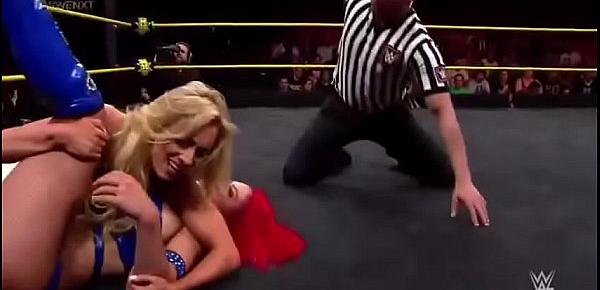  Eva Marie vs Carmella. NXT.